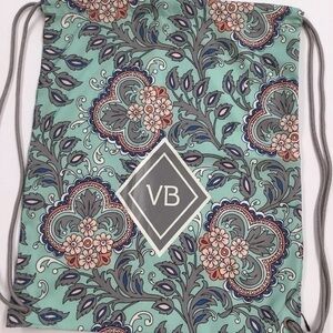 Vera Bradley Drawstring Backpack new Fan Flowers